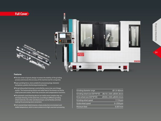 عالية الدقة CNC طاحونة بلا مركز قوية جدا طحن قوة شكل طحن للسبائك الصلبة FX-24CNC