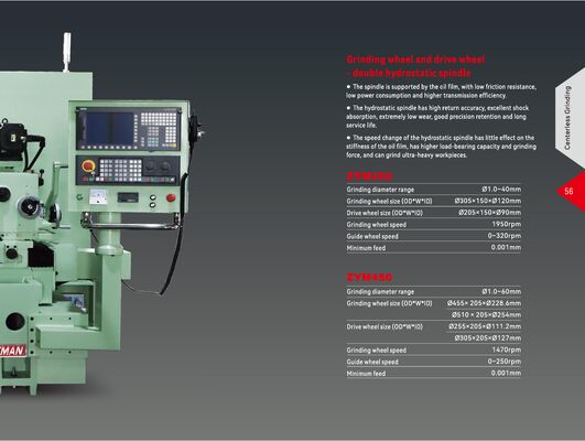 FX-24CNC Hotman نظام طحن عملي CNC بدون مركز 0.1-3mm/min
